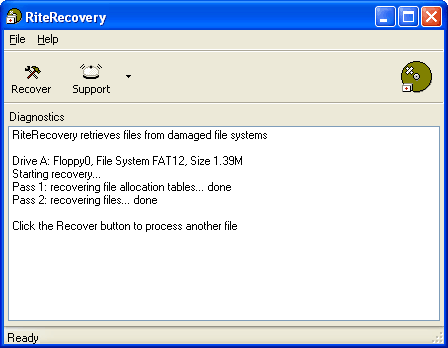 RiteRecovery Screenshot